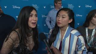 Raya and the Last Dragon: Cassie Steele, Awkwafina D23 Official Movie Interview | ScreenSlam