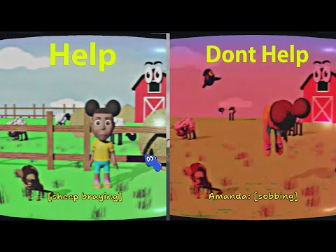 Amanda The Adventurer - What Happens If U Help The Kitten Or Dont