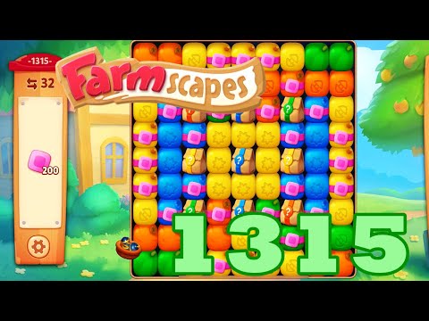 Farmscapes Level 1315 HD Gameplay Walkthrough | 3 - match game | android | ios | pc | GameGo Game