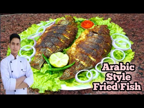 arabic style fried fish /fried fish /fish recipe arabic /arabian fish recipe /