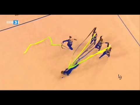 Group Ukraine 5 Ribbons AA World RG Championships Stuttgart 2015