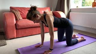 Superman exercise arm raise