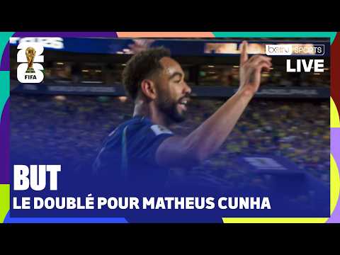 LIVE - La FRAPPE SURPUISSANTE de CUNHA qui DOUBLE LA MISE pour le BRÉSIL !