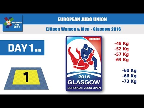 European Judo Open Glasgow 2016 - morning - Mat 1