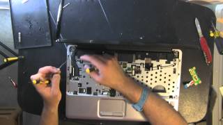 COMPAQ CQ60 laptop take apart video, disassemble, how to open disassembly