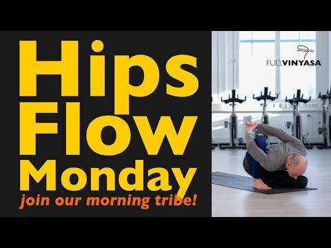 LIVE! Hip Opening Flow Yoga | Build Strength and Stability | 30+ Min - Day 344