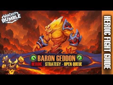 How to Beat Baron Geddon [Heroic Guide] - Warcraft Rumble - Boss Guide