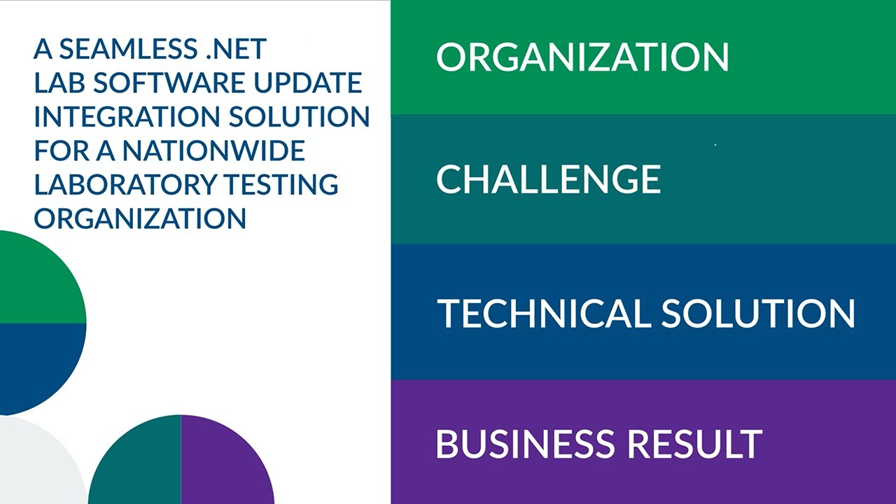 A Seamless .Net Lab Software Update Integration Solution | Healthcare Success Story