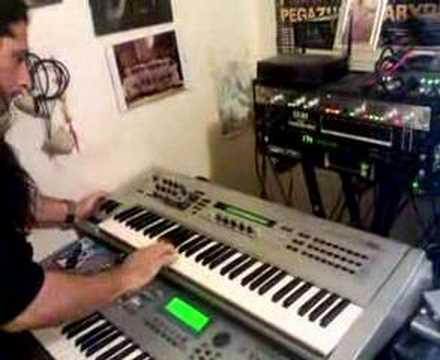 Andrea De Paoli keyboards improvising home solo