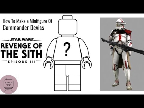How to make a minifigure of Commander Deviss