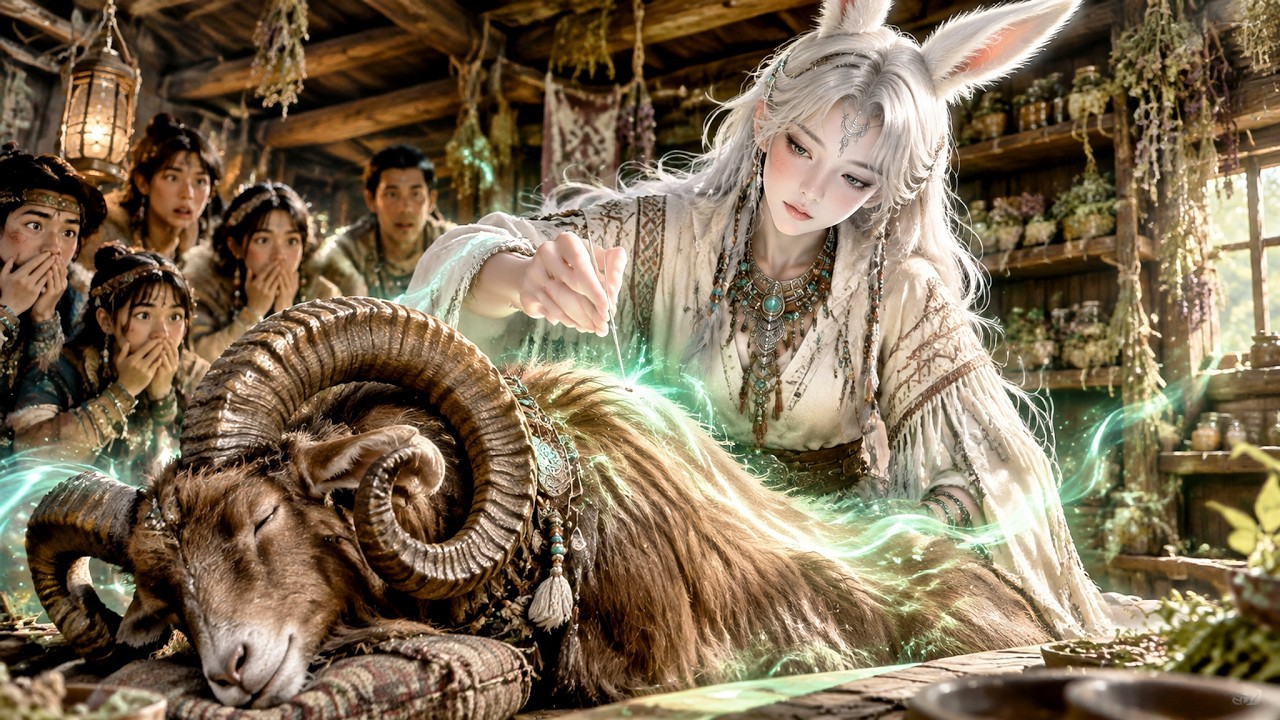 Everyone Mocked the Ordinary Girl… Until She Cured Mr. Goat’s Years-Long Illness!