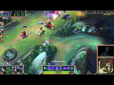 LoL Season 5 Placement Game 7 - Akali Mid - League Of Legends