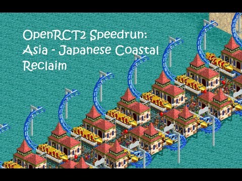 OpenRCT2 Speedrun - Asia - Japanese Coastal Reclaim in 2m 33s
