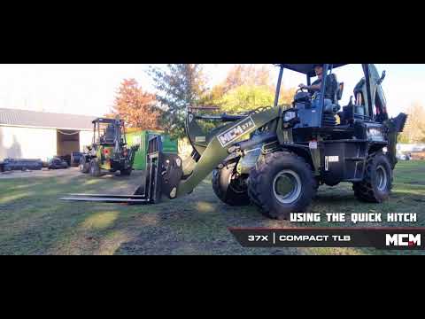 MCM 37X TLB - Changing Attachments with the Front Hydraulic Quick Hitch