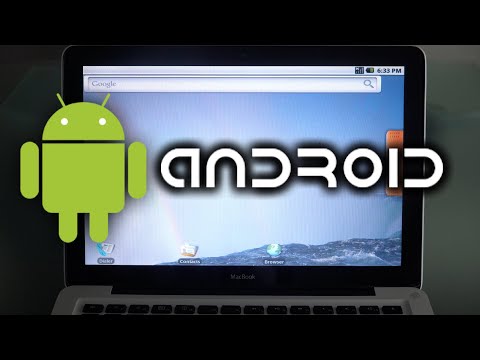 Old MacBook running Android 1.6?