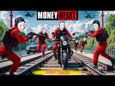 PARKOUR VS MONEY HEIST! 3 | BAD GUYS: No ESCAPE, POLICE Chase Thunder Strike (BELLA CIAO) Epic POV