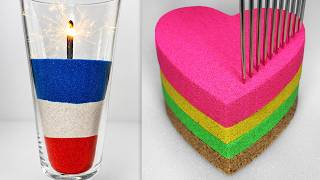 Very Satisfying and Relaxing 368 Kinetic Sand ASMR