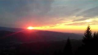 preview picture of video 'Sonnenuntergang bei Bodenmais, Bayerischer Wald'