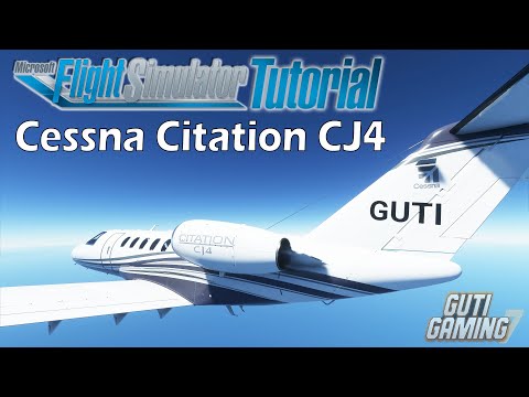 TUTORIAL - How to fly Cessna Citation CJ4 - Cold & Dark and ILS - Microsoft Flight Simulator 2020