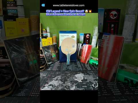 Battle 3 + Mark V on Blue Advance Blade 💥#pingpong