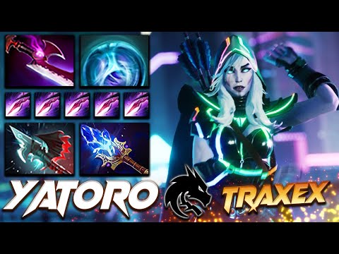 Yatoro Drow Ranger Traxex - Dota 2 Pro Gameplay [Watch & Learn]