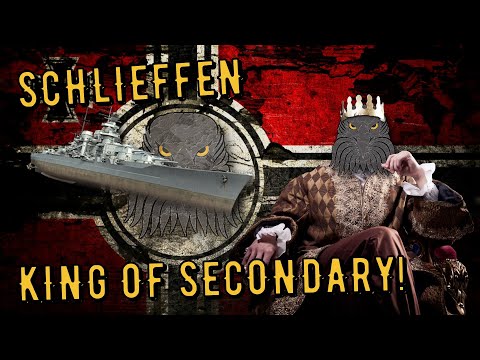 World of Warships Legends - SCHLIEFFEN - Legendär - KING of SECONDARY! [deutsch/ gameplay]