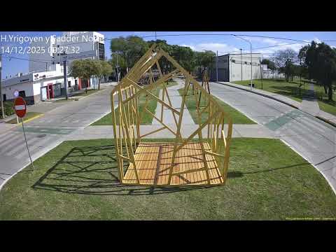 Robaron un pinito de madera que era decoración en Rafaela