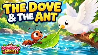 The Dove and the Ant 🕊️🐜 | A Story of Kindness | Moral Stories for Kids | Raspberry Fables