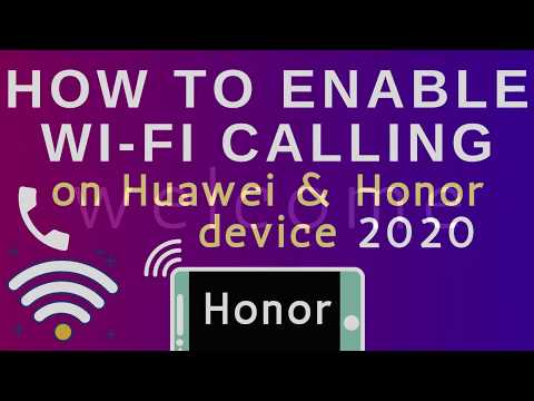 How to enable wifi calling on honor and huawei devices | VoWifi 2020 | wifi calling on honor phones