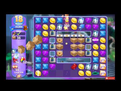 Wonka's World of Candy Level 658 NO BOOSTERS - A S GAMING ✔