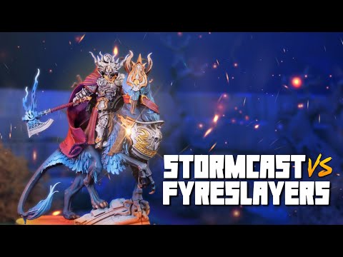 Stormcast Eternals vs Fyreslayers - A LIVE Age of Sigmar Battle Report