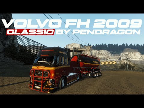 ETS2 1.46 Volvo FH 2009 Classic by Pendragon - MultiColor Skin For SCS Silo Trailer
