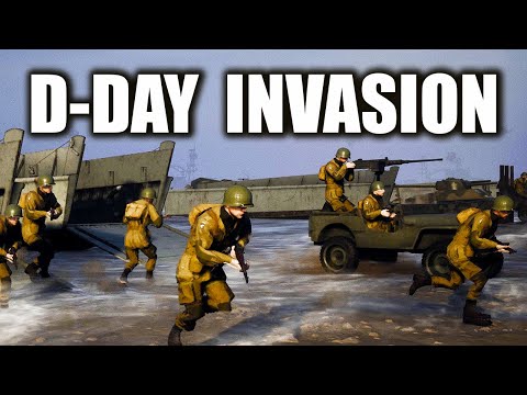 D-DAY DEFENCE | GERMAN POV! (WE ARE A BUNKER) | Beach Invasion 1944 Gameplay
