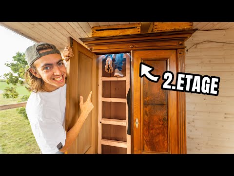 Wir bauen einen GEHEIMEN RAUM in unser TRAUM BAUMHAUS