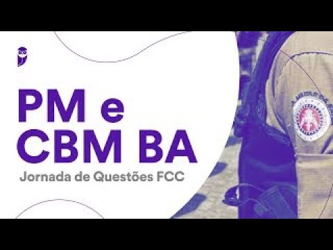 PM e CBM BA: Jornada de Questões FCC - Informática - Prof. Renato da Costa