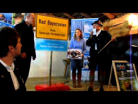 Bayern Beste Bayern - Bad Bayersoien - Rede BM Schildübergabe