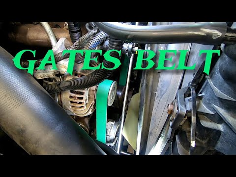 5.9 and 6.7 cummins drive serpentine belt replacement