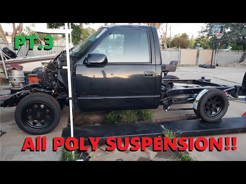Complete Energy Suspension bushing kit 88 - 98 Chevy C/K1500 part 3 suspension bushings done!