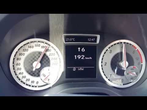 Mercedes Benz W176 A180 CDI 0-192 Top Speed
