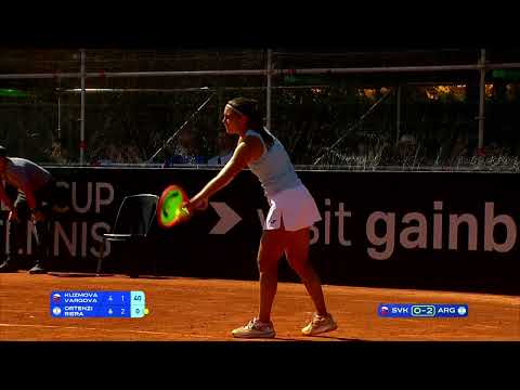 RIERA  / ORTENZI (ARG) - KUZMOVA / VARGOVA (SVK) | Highlights Play-offs Billie Jean King Cup 2025