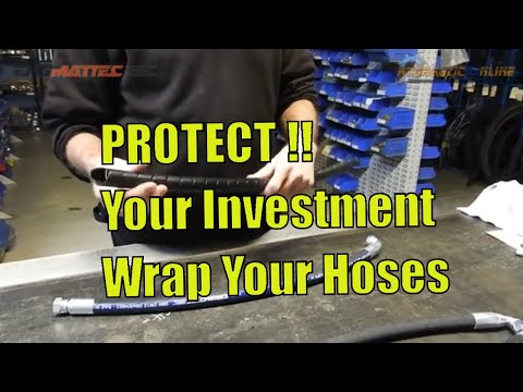 Protect Your Investment Wrap Your Hydraulic Hoses and Electrical Cables Extend Their Life