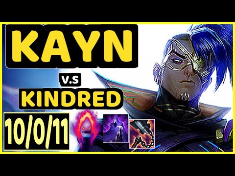 KAYN vs KINDRED - 10/0/11 KDA JUNGLE CHALLENGER GAMEPLAY - BR
