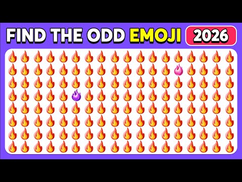 Find the ODD Emoji Out | Extreme Edition 🔥🥳🎉| 60 Ultimate Levels | Emoji Quiz 2026