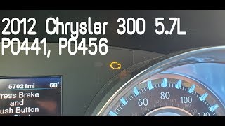 2012 Chrysler 300 5.7L P0441, P0456