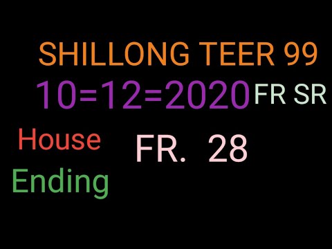 SHILLONG TEER 99=10=12=2020
