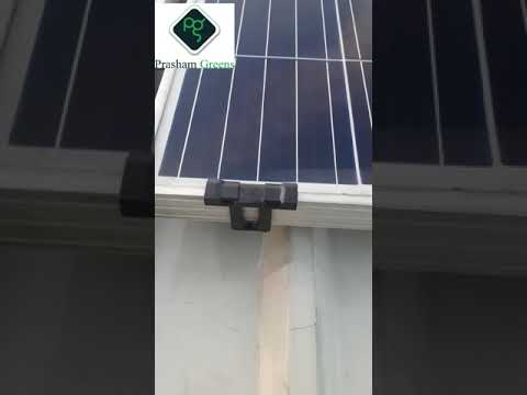 Solar draining clamps