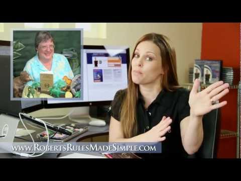 Robert's Rules Revealed: Ep. 1 - How to Handle Friendly Amendments