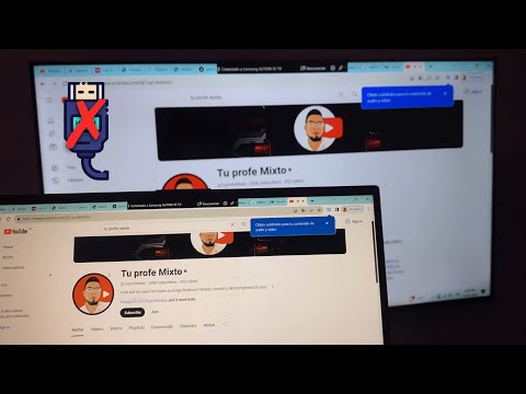 Como PROYECTAR laptop o computadora en una Smart TV sin cables/ Windows 10