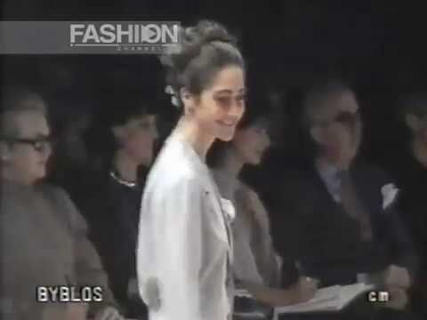 "Byblos" Autumn Winter 1987 1988 Milan pret a porter women by Canale Moda