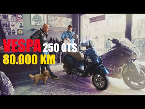 VESPA 250 GTS ile 80.000 KM